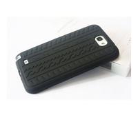 SKS Distribution® BLACK TYRE TREAD SILICONE GEL CASE COVER FOR Samsung Galaxy Note II N7100