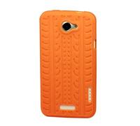 SKS Distribution® HTC One X S720e ORANGE Tyre Tread Silicone Rubber Case Cover