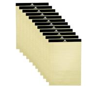 SKS Distribution - - Pack of 12, Feint Ruled, Hard Back, Double-Sided Printing - Professional Notepads for Business, Study & Academic Use