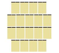 SKS Distribution - - Pack of 18 | Premium 60 GSM Ruled Paper, 50 Sheets Each, Top-Bound Notepad, Double-Sided Pages | Ideal for School, College & Office Use