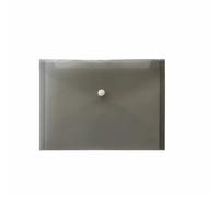 SKS Distribution - (Pack of 20) - Plastic Stud Button Popper Folders, Filing Envelopes for Office Organisation & Paper Storage (Grey)