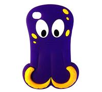 SKS Distribution® Purple Octopus/Squid Soft Silicone Case for Apple Ipod Touch 4