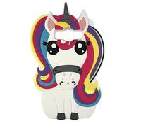 SKS Distribution® Rainbow Fantasy Unicorn Pony Horse Soft Silicone Mobile Phone Case for Samsung Galaxy J5