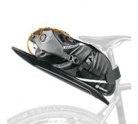 SKS Explorer Saddlebag - Waterproof Bikepacking Seat Bag | Waterproof bikepacking saddlebag with clip-on mudguard, vent valve, reflective details and quick-access net pocket.