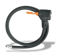 SKS GERMANY 1200 mm Bicycle Pump Hose with MV EASY Head, Black