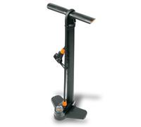 SKS GERMANY AIR-X-PRESS 8.0 Standpumpe (Luftpumpe mit MULTI VALVE-Ventilkopf in modernem Design, präzise Druckkontrolle, sicherer Halt und angenehme Haptik, Druck max.: 8 bar/115 PSI), schwarz, 600 mm