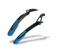 SKS GERMANY BLADE SET BLUE 26" - 29" mudguard set with quick-release fastening, bicycle splash guard (ideal bicycle accessory for mountain bikes, consisting of SHOCKBLADE & X-BLADE), blue