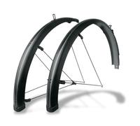 Sks Bluemels Stripes 65 Mm Mudguard Set Silver 28´´ 28´´ Black