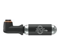 SKS GERMANY CLIK ACE CO2 Cartridge Pump for Schwalbe Clik Valve | Adjustable output, insulating housing, for 16 g and 24 g screw cartridges, 31 g without cartridge