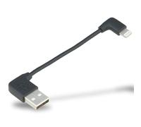 SKS GERMANY COMPIT CABLE for iPhone Lightning, short charging cable with angled plug (accessory for the COMPIT system, for charging with the COM/UNIT powerbank, practical and inconspicuous)