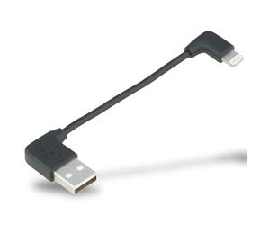 SKS GERMANY COMPIT CABLE for iPhone Lightning, short charging cable with angled plug (accessory for the COMPIT system, for charging with the COM/UNIT powerbank, practical and inconspicuous)