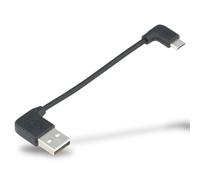 SKS GERMANY COMPIT KABEL Micro USB, short charging cable with angled plug (accessory for the COMPIT system, for charging with the COM/UNIT powerbank, practical and inconspicuous)