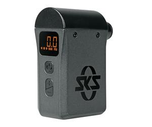 SKS Germany EMP Electric Mini Bike Pump - Portable USB Rechargeable Tyre Inflator for Presta & Schrader Valves - Compact High Pressure Bicycle Pump for Road, MTB, Gravel & E-Bike Tyres