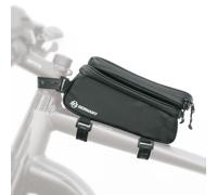 SKS GERMANY Explorer Bicycle Bag, Bicycle Accessories (Saddlebag Made of Rubberised, Water-Repellent Fabric, Laminated Zips with Ergonomic Easy Zip, Volume)