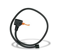 SKS GERMANY hose with MV EASY head spare part for AIR-X-PRESS, AIRKOMPRESSOR COMPACT, AIRKOMPRESSOR bicycle pump hose (pump head with hose, all valve types, 900 mm), black