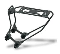 SKS GERMANY Infinity Universal AVS Pannier Rack (Bicycle Accessories for Retrofitting Almost Any Bicycle, Adjustment Mechanism and Quick Release System, Aluminium, with AVS Click System), Black