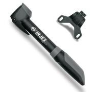 SKS GERMANY INJEX LITE mini pump (air pump for all valve types, valve clamp lever, ergonomic handle, incl. pump holder, max. pressure: 5 bar/73 PSI)