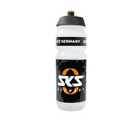 SKS GERMANY LOGO BOTTLE LARGE 750 ml drinking bottle in GERMANY design (bicycle accessory for all common bottle cages, leak-proof push-pull valve, ergonomic shape, removable lid)