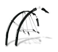 SKS Germany Raceblade Pro & Raceblade Long Mudguard Set, Bicycle Accessories for Road Bike (Bike Protection with Quick-Release Attachment, Length-Adjustable Struts, Lightweight and Extra Long Spoiler)