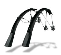 SKS RACEBLADE PRO XL STEALTH SERIES MUDGUARD SET: MATT BLACK