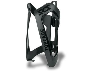 SKS GERMANY TOPCAGE Flaschenhalter (Fahrrad-Flaschenhalterung aus stabilem Kunststoff, Variable Fanghaken, auch für 1,5 l Flaschen, Made in Germany)