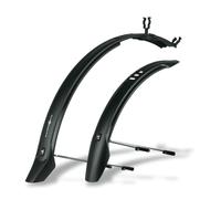 SKS GERMANY VELO 65 MOUNTAIN SET 29'' mudguard set incl. stays (bicycle mudguard for mountain bikes, for tyre widths 52 - 60 mm, universal angle mounting, incl. stays and frame clip)