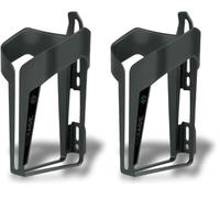 SKS GERMANY VELOCAGE BLACK bottle cage (lightweight, absolute hold, compatible with common bike bottles, sporty look, available in four designs) (Pack of 2)