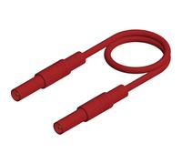 SKS Hirschmann 934169101 MLS SIL WS Safety Test Lead 4mm 2m Red