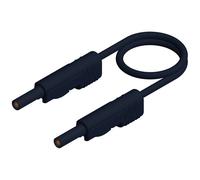 SKS Hirschmann 973646102 MLB Test Lead 1m Blue 4mm Banana Jack Socket