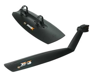 Sks Mud X + X-Tra-Dry Mudguard for Front and Rear Wheel Dirtboard Set Black