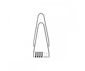 Sks Mudguard Replacement U Stay Kit Black for Velo 42 Urban / 47 Trekk