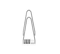 Sks Mudguard Replacement U Stay Kit Black for Velo 42 Urban / 47 Trekk