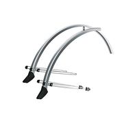 SKS Commuter Mudguard With Spoiler in Silver (45 mm 28) Size: 45 mm 28