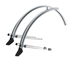 SKS Unisex Adult Commuter Mudguard - Silver, 45 mm/28-Inch