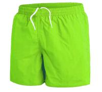 SKT Men's Board Shorts with Mesh Lining, Quick Dry Swim Trunks with Elasticated Waist, Side Pockets, Multiple Colours (UK, Alpha, M, Regular, Regular, Neon Green)