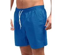 SKT Men's Board Shorts with Mesh Lining, Quick Dry Swim Trunks with Elasticated Waist, Side Pockets, Multiple Colours