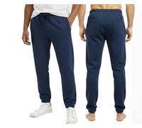SKT Mens Jogging Bottoms Joggers Tracksuit Fleece Pants Gym Sweats (Navy, Medium)