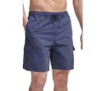 SKT Men's Swim Trunks Board Shorts Swimming Shorts Quick Dry Summer Beach Shorts Cargo Pockets mesh Lining