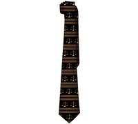 SKT T1 Men‘s Neckties Novelty Skinny Ties for Men Gifts for Office Holiday Party, One Size Neck Tie, Justice Scales, One Size, (IOADIOASHDIZCZXZX)