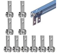 SKTREX 2 Wheel Trolley Assembly Rollers Two Bearing Trolley Assembly for 1-5/8 Wide and All 1-5/8 or Taller Strut Channel 10 pcs…