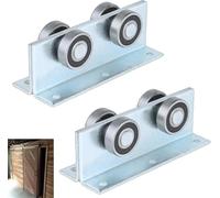 SKTREX 4 Wheel Trolley Assembly Roller Strut Channel Trolley Heavy Duty Barn or Shed Sliding Doors for Use