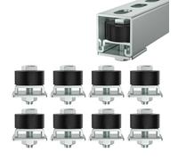 SKTREX Trolley Roller Wheels Limit Trolley Assembly Positioning for Unistrut Strut Channel with 1-5/8" Wide and All 1-5/8" or Taller Strut Channel Pack of 8