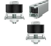 SKTREX Trolley Roller Wheels Limit Trolley Assembly Positioning for Unistrut Strut Channel with 1-5/8" Wide and All 1-5/8" or Taller Strut Channel Pack of 2