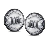 SKTYANTS 4.5 Inch LED Motorcycle fog Lights 30W Fog Lamp LED Motorcycles Passing Auxiliary Lamp Driving Light Compatible with Softail Electra Glide(Chrome)