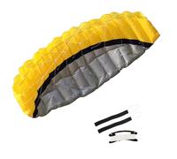 sku 2.5mlan teji Simxkai Two-Line 2.5 m Sunt Kite Mat Kite for Adults and Beginners 2 x 25 m on Winder with Loops Blue