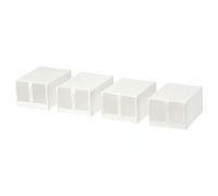 SKUBB White Shoe Boxes (22x34x16 cm) by SKUBB