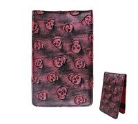 SKUDA Golf Notebook Back Pocket - Waterproof Golf Scorecard Book | Portable Scorecard Holder Notebook with Skull Pattern for Friends,Family, Colleagues,Birthday,Festival Gifts