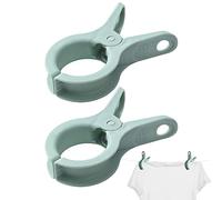 SKUDA Windproof Clamps Clothes Pegs - Large Clips Clamps, Beach Towel Clips, Laundry Clothes Pins Clips - Blankets, Pool Loungers, Cruise Keep Your Towel from Blowing Away