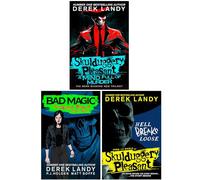 Skulduggery Pleasant Derek Landy Collection 3 Books Set (A Mind Full of Murder, Bad Magic & Hell Breaks Loose)
