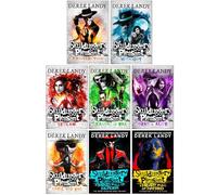Skulduggery Pleasant Series 10-17 Collection 8 Books Set by Derek Landy (Resurrection, Midnight, Bedlam, Seasons of War, Dead or Alive, Until the End, Mind Full of Murder, A Heart Full of Hatred)